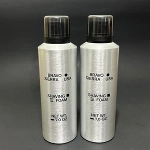 Bravo Sierra schiuma da barba lotto di 2 lattine nuove da 7,0 once - Foto 1 di 2