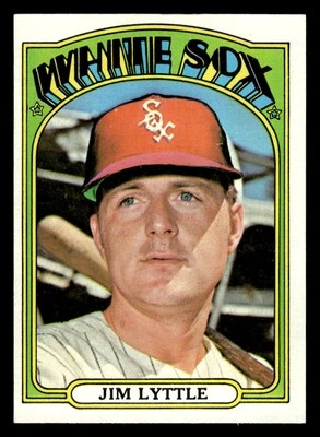 1972 Topps #648 Jim Lyttle BASEBALL Chicago White Sox - Image 1 of 2
