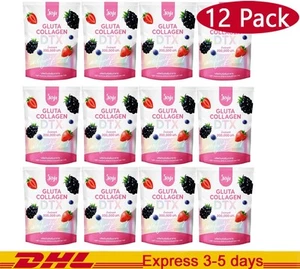 JOJI GLUTA COLÁGENO 12X DTX 200.000 mg. 10 sobres de piel joven de bayas mixtas de fibra - Imagen 1 de 7