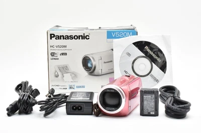 Panasonic HC-V520M Pink Full HD Digital Video Camera Camcorder Japan – Tested - Image 1 of 4