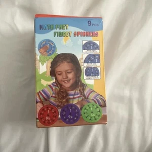 Math Fidget Spinners - 9PCS Interactive Multiplication and Division - Picture 1 of 3