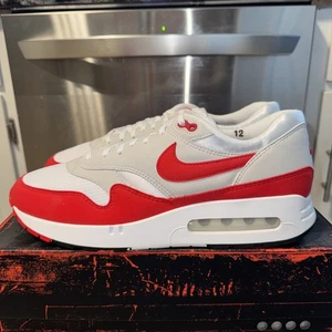 Nike Air Max 1 '86 OG Big Bubble Talla 12 Rojo Deportivo DQ3989-100 100% AUTÉNTICAS NUEVAS EN CAJA - Imagen 1 de 10