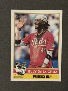 2025 Topps Heritage Elly De La Cruz Image Variation #263 SP Reds - Picture 1 of 3
