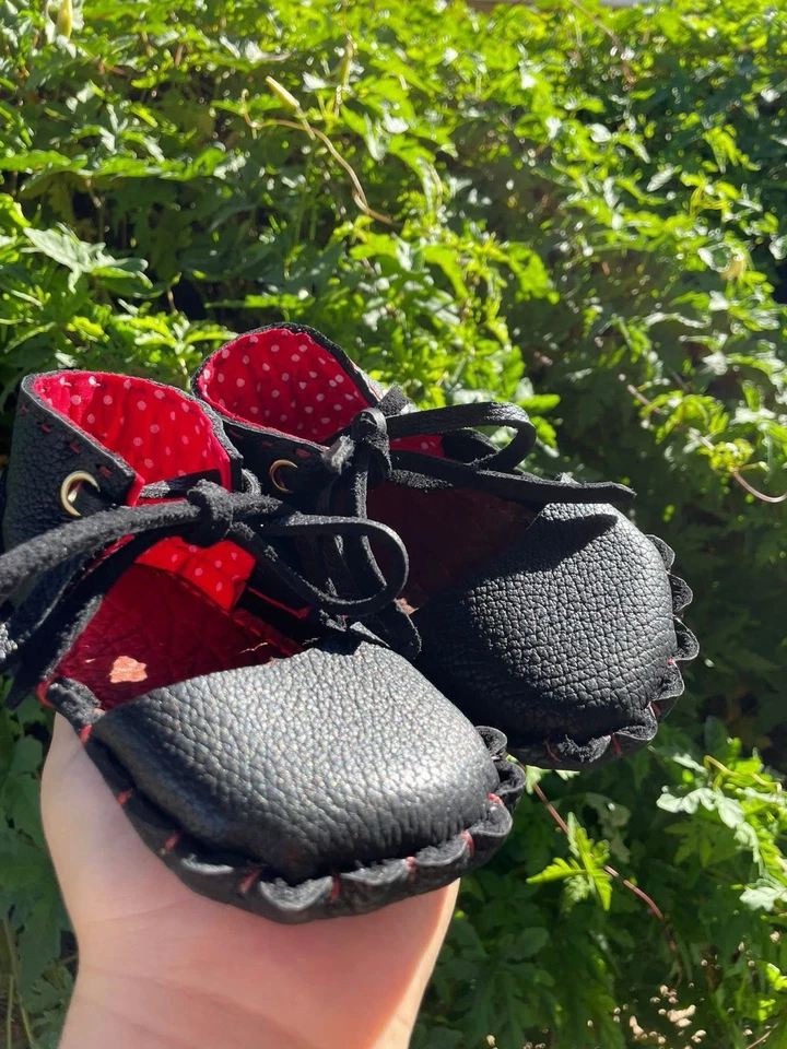 Детская обувь ручной работы мокасины 5c индейцы - Изображение 1 из 3