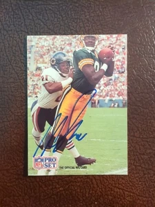 Sterling Sharpe signed handsigniert 1991 Pro Set NFL Football Karte Authentic - Bild 1 von 1