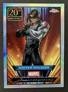 2025 Topps Chrome Marvel - (Winter Soldier) #MA-27 (20th Anniversary Insert) - Picture 1 of 2