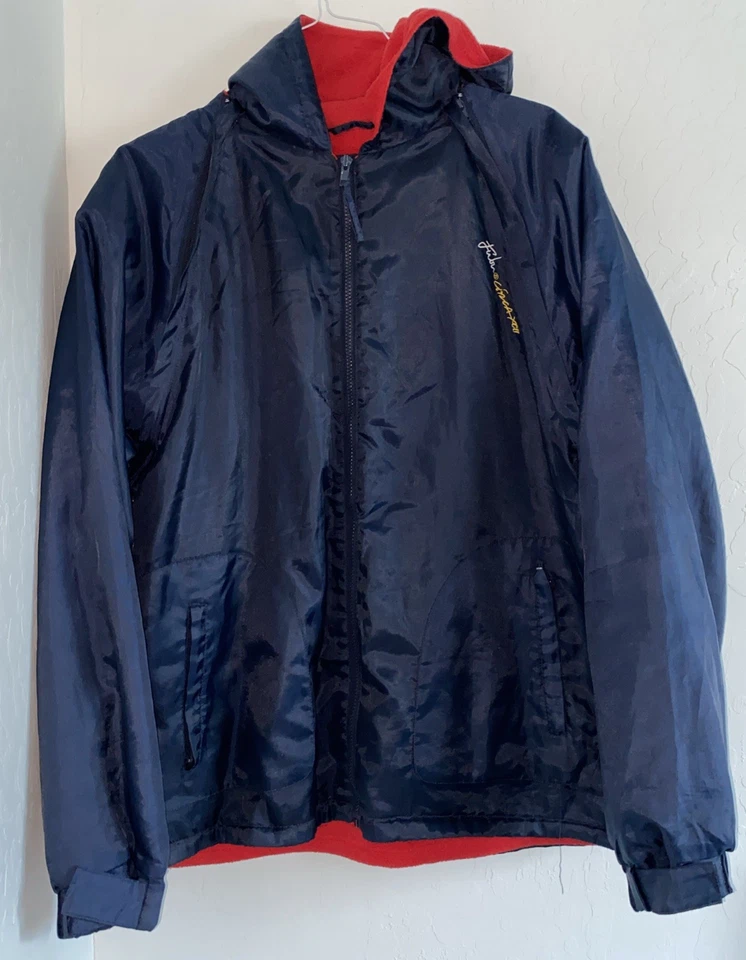 Chaqueta y Chaleco FUBU The Collection Para Hombres Anorak Convertible Azul Fubu Circa-XCII Foto 1 de 4