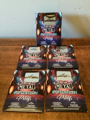 5 Unopened 2024 Leaf Metal Pop Century 1/1 Pre Production Proof Packs - Image 1 of 2
