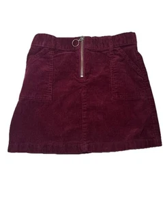 Children’s Place Curduroy Zip Skirt Sugar Beet Size 6 - Picture 1 of 8