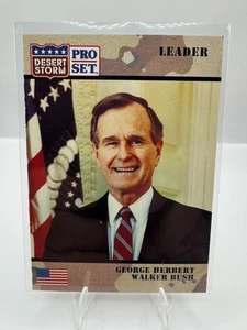 1991 Desert Storm Pro Set LEADER GEORGE HW BUSH #79 - CLEAN!!! 101 - Imagen 1 de 2