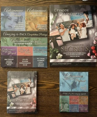 Autoimmune Secrets Silver Series 2 books and 2 Sets Sealed DVDs  : Like New Foto 1 de 4