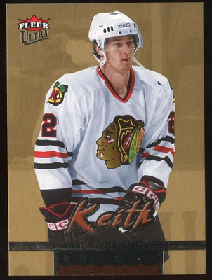 2005-06 Fleer Ultra Gold Medallion #211 Duncan Keith RC Rookie Card Blackhawks - Image 1 of 2