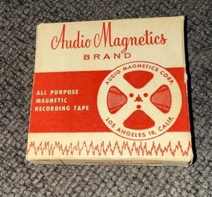 Vintage Audio Magnetics 3" Magnetic Recording Tape – Original Mailing Box - Picture 1 of 3