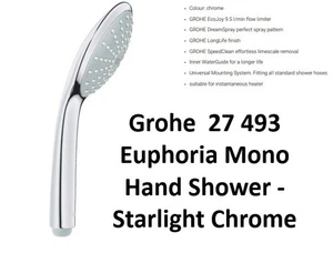 Grohe 27 493 Euphoria Mono Ducha de Mano - Cromo Starlight - Imagen 1 de 5