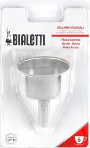 Bialetti Moka Express 6 Tassen Ersatztrichter 6 Tassen, Silber  - Bild 1 von 4