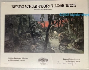 BERNI WRIGHTSON SIGNED numbered POSTER A Look Back by Christopher Zavisa 1979 - Picture 1 of 4
