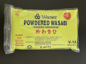 Kinjirushi Waner Powdered Wasabi Powdered Horseradish V-1A 2.2LB 1KG 35.3oz