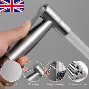 Handheld Bidet Toilet Jet Spray Muslim Hygienic Douche Shower Head Sprayer UK - Picture 1 of 12