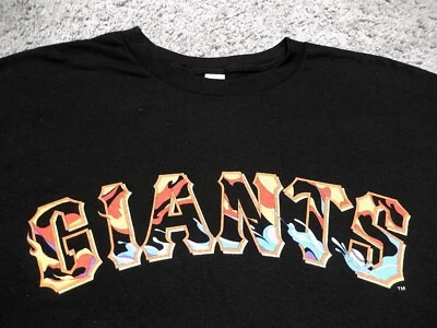 San Francisco Giants x Disney x Pixar Elemental black men's t-shirt sz XL - Image 1 of 4