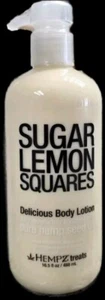 Hempz Treats SUGAR LEMON SQUARES Body Lotion Hemp Seed Oil 16.5 Oz NEW Sealed - Picture 1 of 2