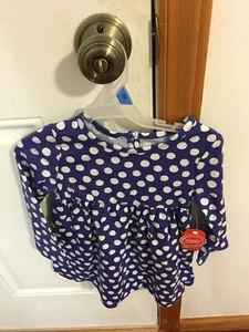 BRAND NEW INFANT GIRL'S SIZE 24 MONTHS WONDER NATION LONG SLEEVE KNIT DRESS - Picture 1 of 4