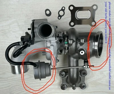 Ford Fusion Taurus Escape Lincoln MKC MKT 2013-15 Billet Turbo CJ5E-6K682-C Foto 1 de 4