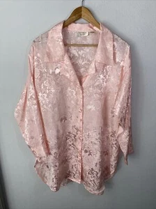 Victoria’s Secret Gold Label Sleep Shirt Size PS Pink/Peach - Picture 1 of 5