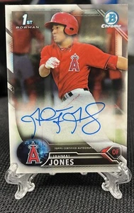 2016 Bowman Chrome Auto Jahmai Jones #BCAP-JJ 1st Bowman Card - Picture 1 of 2