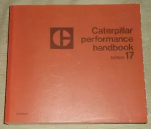CAT CATERPILLAR PERFORMANCE HANDBOOK TENTH EDITION 17 1987 MANUAL BOOK - Picture 1 of 7