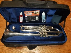 Ottima tromba argento Yamaha Xeno 8335S--Chem pulito, revisionato, custodia ProTec! - Foto 1 di 14