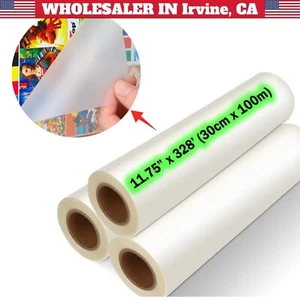Rollo de película DTF 11,75" x 328' (30 cm x 100 m) mate individual cálido/frío (peel inteligente) - Imagen 1 de 4
