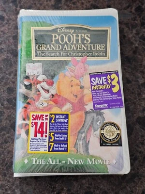BRAND NEW Winnie The Pooh's Grand Adventure (VHS; 1997) Sealed OOP *SEE NOTE* - Image 1 of 3