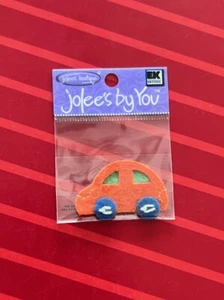 MINI BABY BOY RED TOY CAR FELT - JOLEE'S - RETIRED & RARE - FREE SHIPPING - Picture 1 of 1