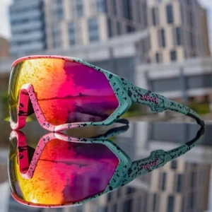 Kapvoe UV400 Fahrradbrille MTB Laufen Radfahren Angeln polarisierte Sonnenbrille UK - Bild 1 von 14