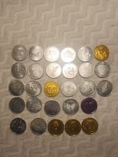 Lot of 28 Mardi Gras Doubloons. 1975 New Orleans. 