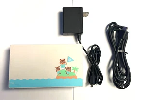 Nintendo Switch Dock Animal Crossing Special W/AC & HDMI No Back Cover - Picture 1 of 9