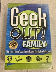 Geek Out! Family Edition Play Room Entertainment Game New Sealed FAST SHIPPING - Picture 1 of 9