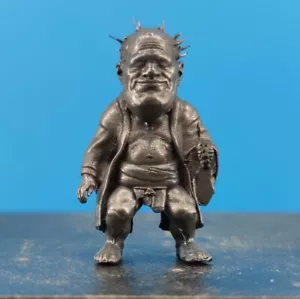 chinese bronze mini hand buddha jinchizhanglao statue monk art collectable - Picture 1 of 11