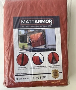 Mattress Bag Moving Storage Reusable Cover Zipper Heavy Duty Matress Protection - Picture 1 of 5