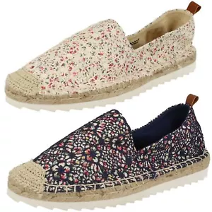 Ladies Savannah Casual Summer 'Canvas Pumps' - Picture 1 of 19