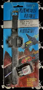 Quintel Black Racer Jet Transformer Uhr 3 in 1 Vintage 1985 Taiwan - Bild 1 von 5