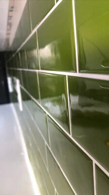 20pcs Peel and Stick Backsplash TILES for Kitchen 12" GREEN 12.8 sq ft SAdhesive - Image 1 of 4