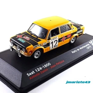 Seat 124 1800 #12 A. Zanini - J. Petisco Rally Montecarlo 1977 1:43 - Foto 1 di 5
