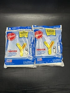 X2 Original OEM Hoover WindTunnel Typ Y Allergen Filter Staubsaugerbeutel 3 Stück - Bild 1 von 4