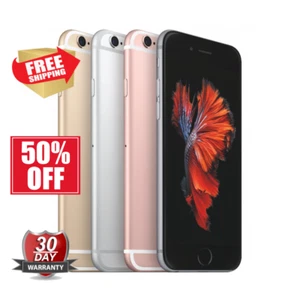 Apple iPhone 6s 16GB 32GB iOS Unlocked Verizon Rose Gold/Space Gray GSM LTE - Picture 1 of 8