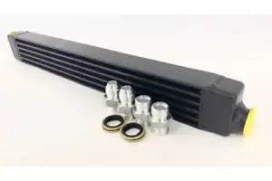 CSF 8092 Black Bar Plate Oil Cooler 1988-1991 BMW 325i 325is 325iX E30 M20B25 - Picture 1 of 9