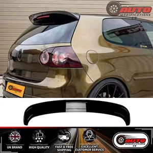 VW Golf MK5 GTI R R32 Rear Roof Spoiler Boot Wing Lip Body Kit Gloss Black 03-08 - Picture 1 of 11