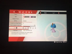 Pokemon Sword & Shield BRED 🔆SHINY RALTS🔆 RARE LEGIT LEGAL BREEDING - Picture 1 of 5
