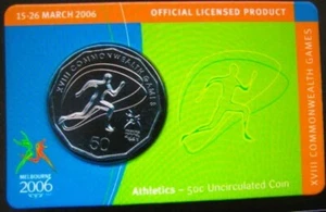 2006 COM. GAMES 50c ATLETICS IN RAM CARD - Picture 1 of 1