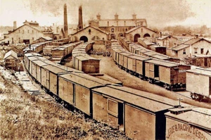 Erie Eisenbahn Geschäfte Postkarte 4"x6" Marvin Kent Ohio Rail Line - Bild 1 von 2